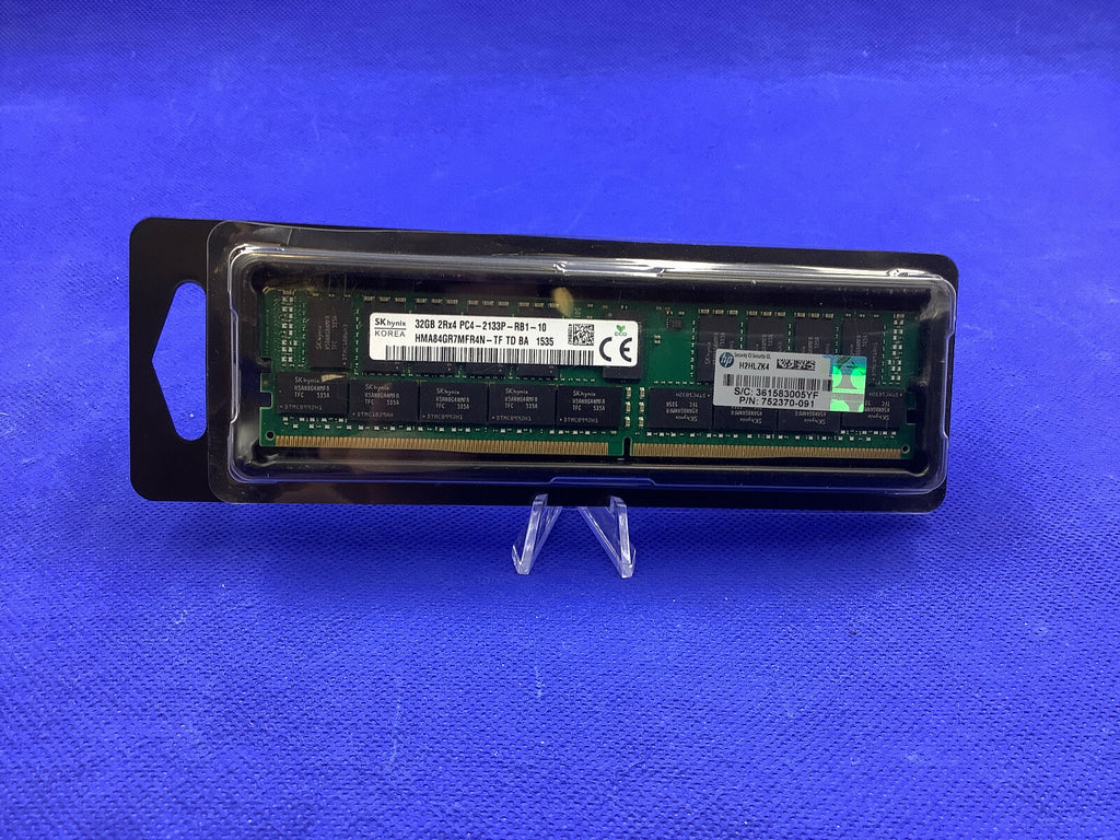 GENUINE HP 752370-091 32GB (1X32GB) 2RX4 PC4-2133P DDR4 MEMORY 728629-B21