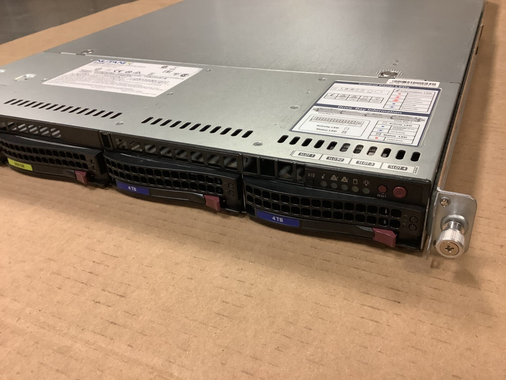 Supermicro CSE-819U With MOBO X10DRU-i+-G5-N, NX-3175-G5 CTO 2 Riser cards 2PSU