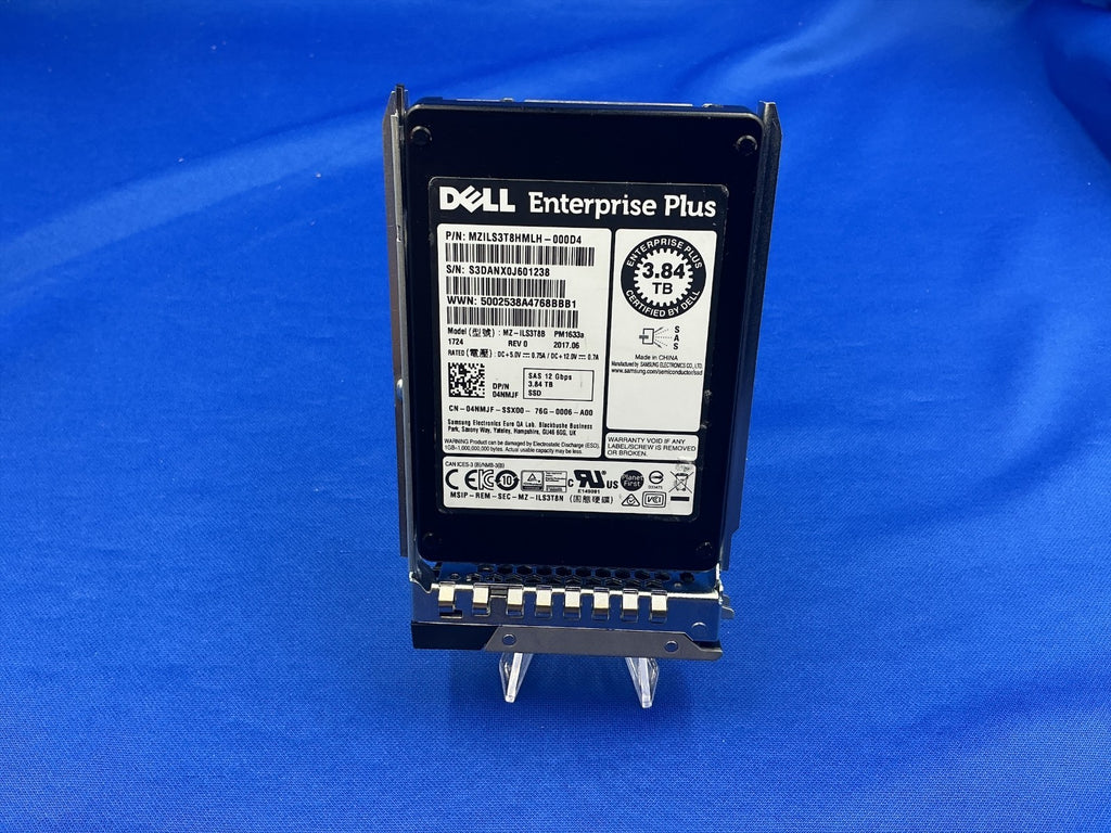 4NMJF Dell Enterprise Plus PM1633a 3.84TB SAS 12Gbps 2.5'' SSD MZ-ILS3T8B 04NMJF