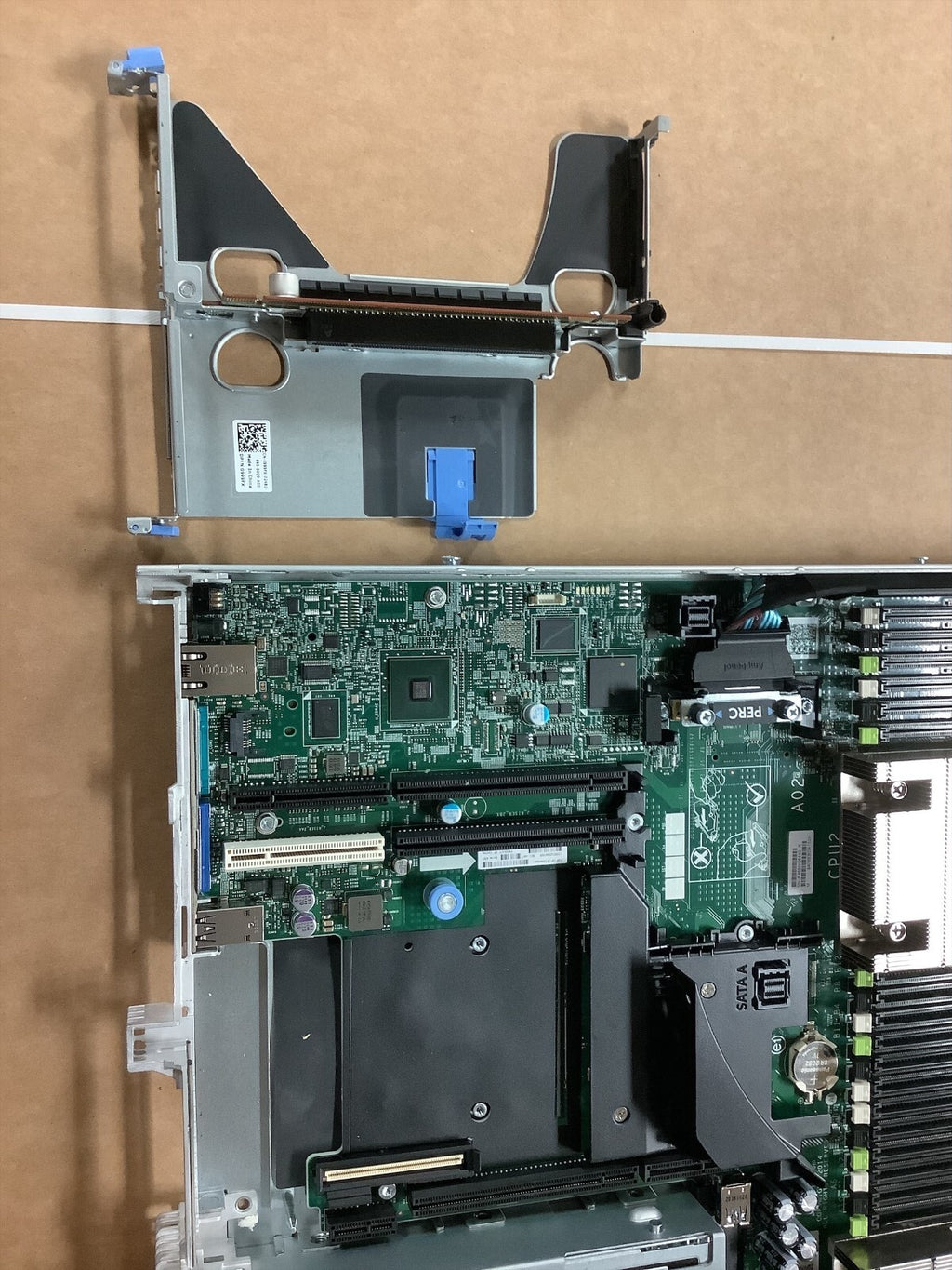 DELL PowerEdge R630 8bay with MOBO 02C2CP, PCIE board, 2 X750w PSU, 1X 0K43RY