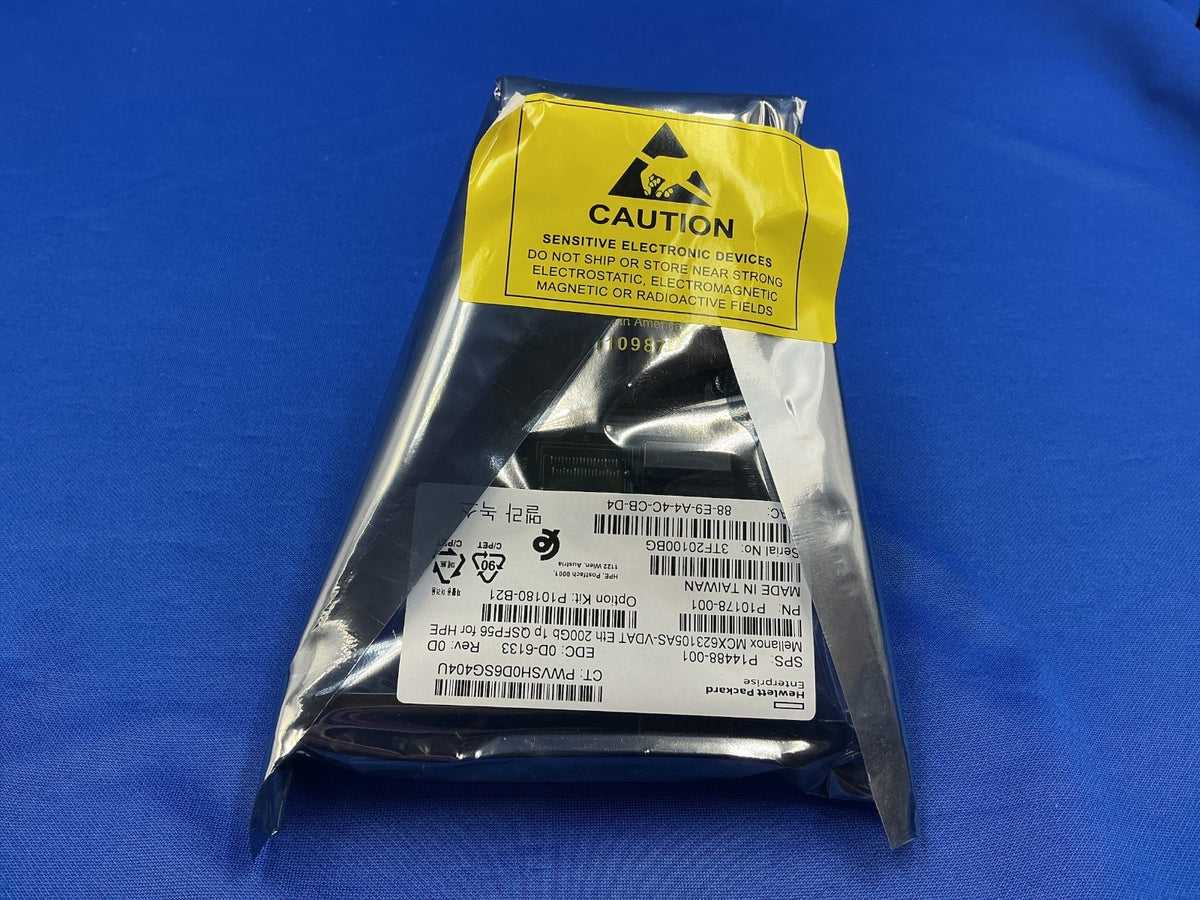 P10180-B21 HPE 200GBE ConnectX-6 MCX623105AS-VDAT ETHERNET 1-PORT QSFP56 ADAPTER