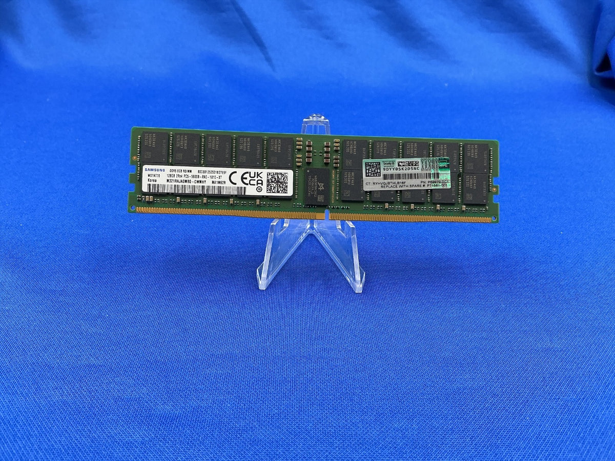 P69979-0C1 HPE 128GB Dual Rank x4 DDR5-5600 Registered Smart Memory P69976-B21