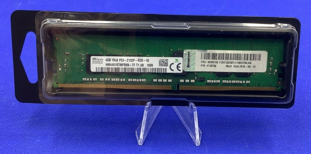 46W0786 LENOVO 4GB (1X4GB) 1RX8 PC4-2133P MEMORY 46W0784 47J0250