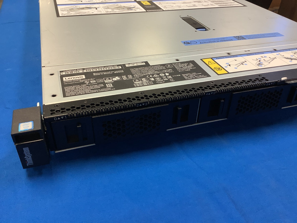 Lenovo ThinkSystem SR630 8bay 2.5" 01PE248 DDR4 CTO Server 1CPU NO RAM/Backplane