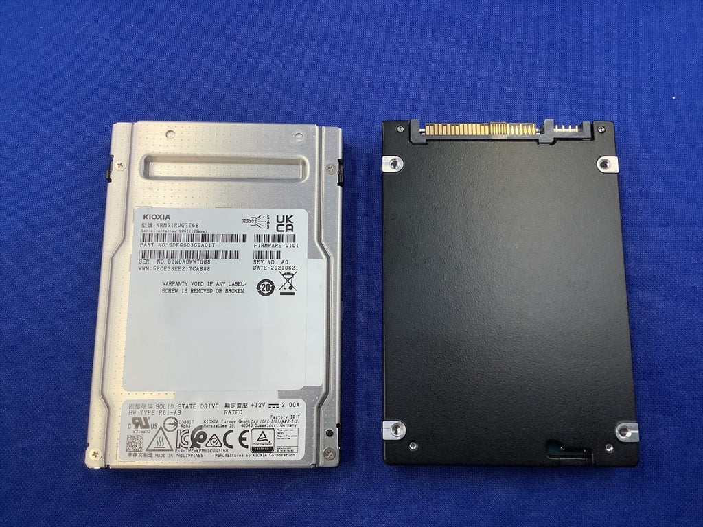 KRM61RUG7T68 KIOXIA PM6 7.68TB SAS 12Gb/s 2.5Inch SSD SDFGS03GEA01T