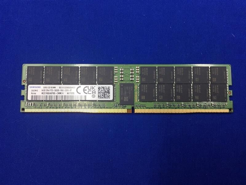 M321R8GA0PB0-CWM SAMSUNG 64GB (1X64GB) 2RX4 PC5-5600B SERVER MEMORY