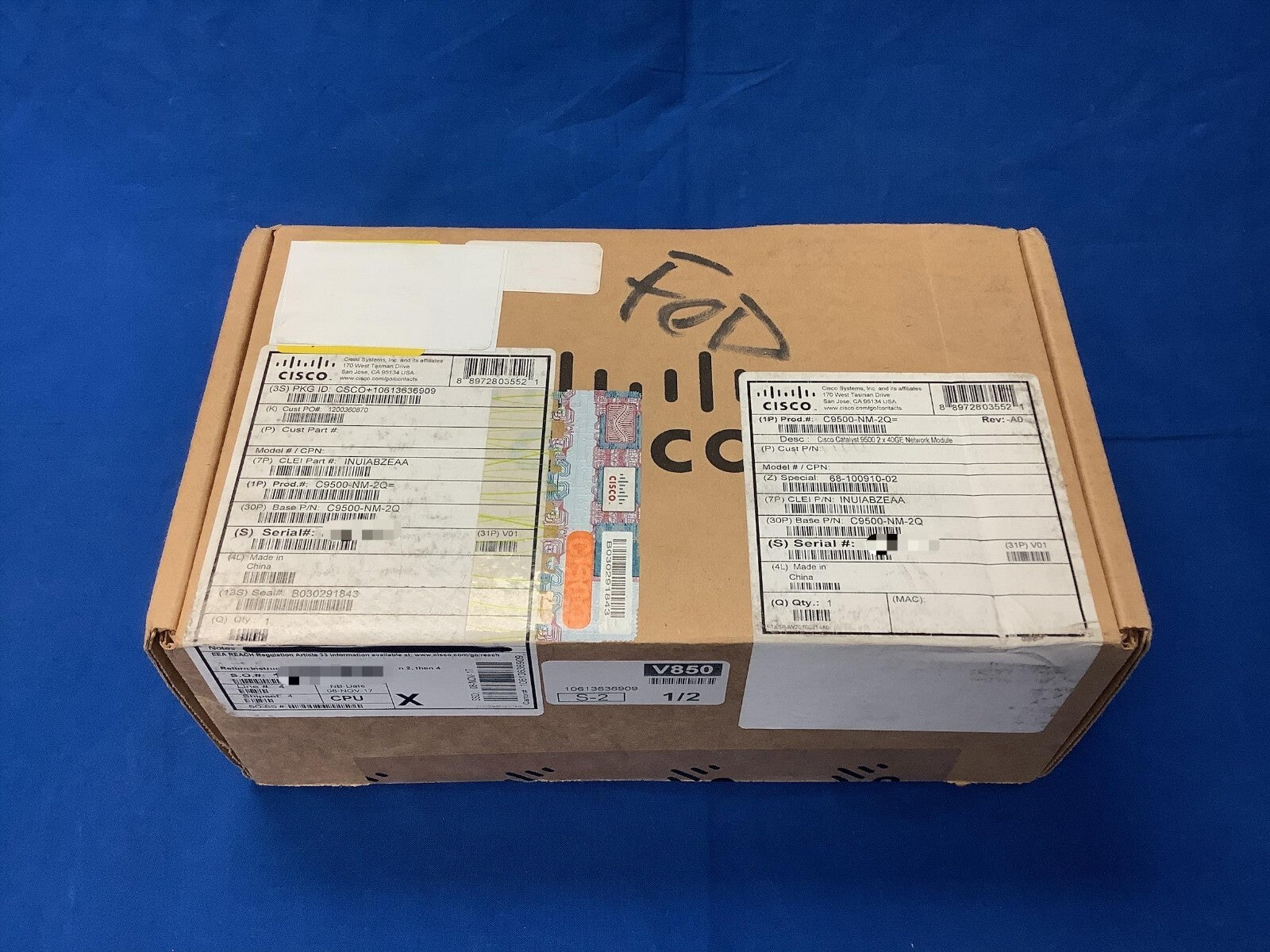 C9500-NM-2Q  Cisco Catalyst 9500 2 x 40GE Network Module