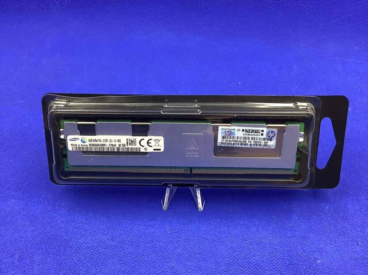 752373-091 HP 64GB 4RX4 PC4-2133P 726724-B21 774176-001 DDR4-2133 Reduced Memory