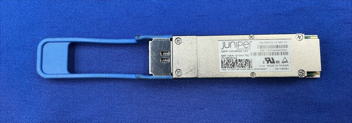 Juniper 740-058732 QSFP-100GBASE-LR4 100G QSFP28 1310nm 10km SMF LC Optic