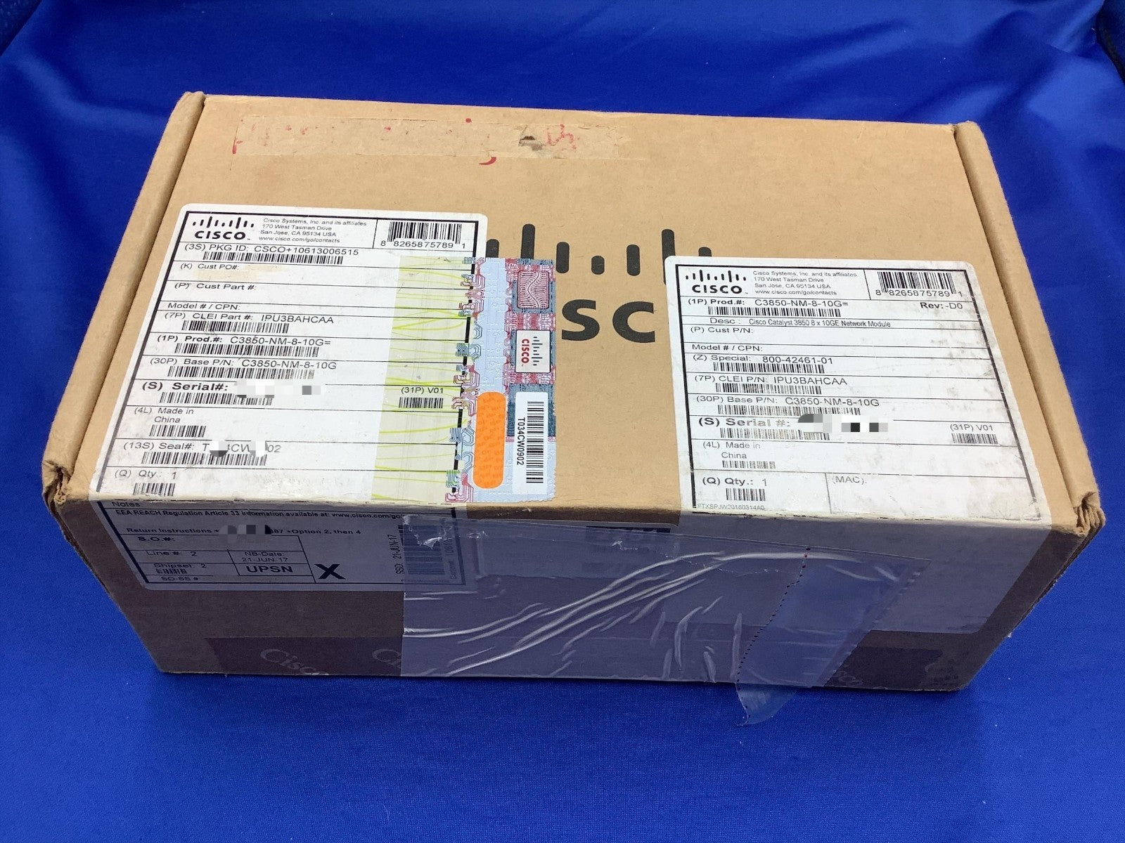 C3850-NM-8-10G  Cisco Catalyst 3850 8 x 10GE Network Module
