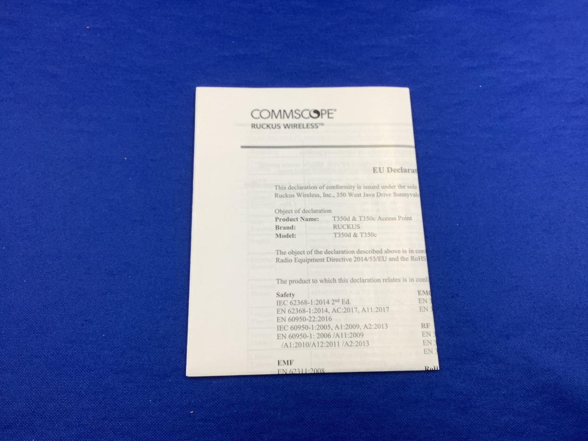 901-T350-US40 Ruckus T350 Series Wireless Outdoor Access Point