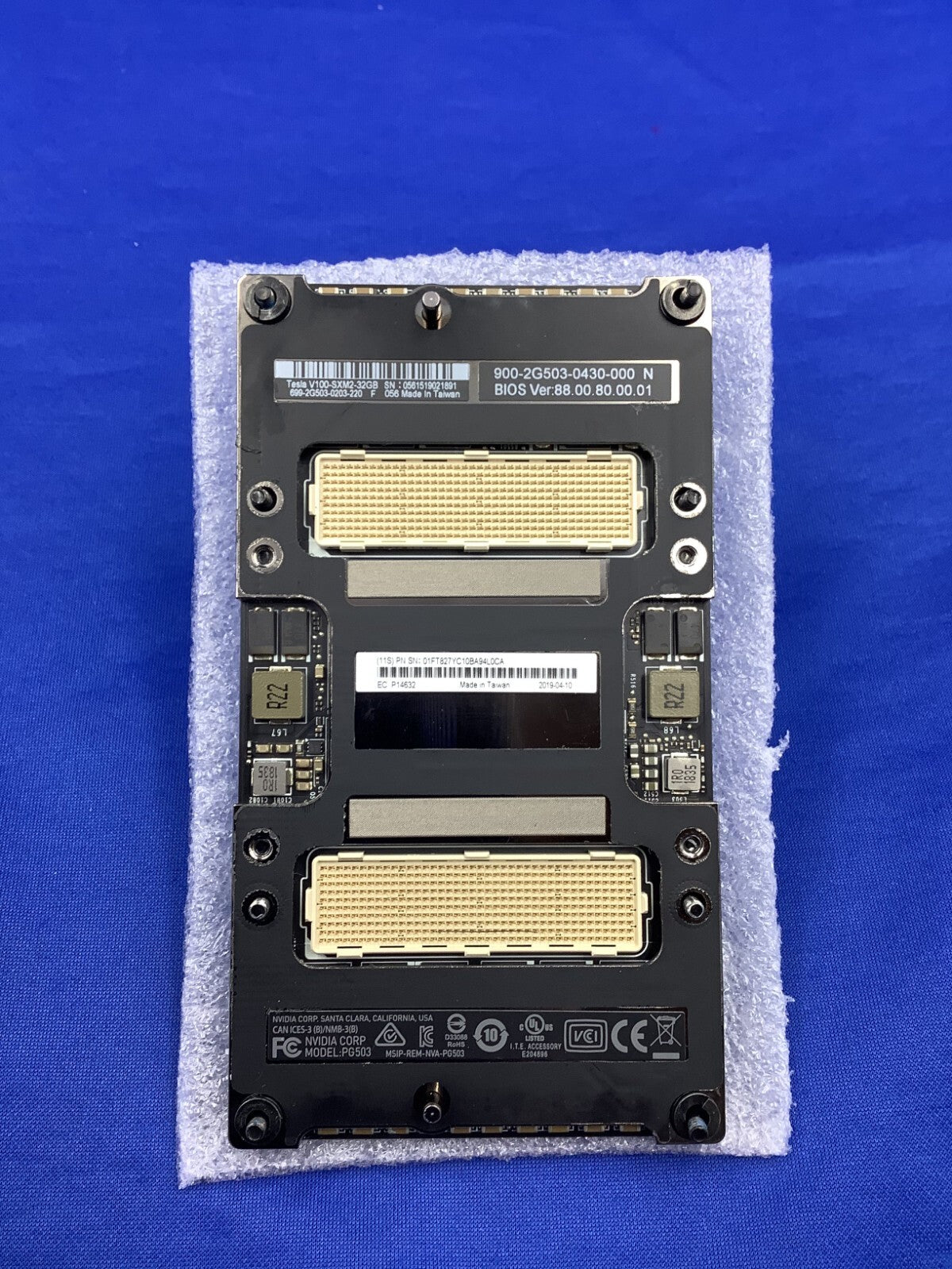 NVIDIA Tesla V100 SXM2 32GB GPU Accelerator V100-SXM2-32GB