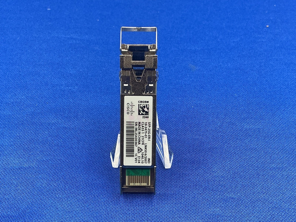 SFP-25G-ER-I Cisco SFP28 25G 40km SMF Module Industrial Temperature 10-3475-01