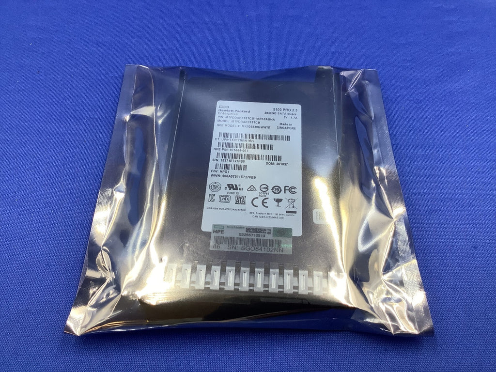 P00896-B21 HPE 3.84TB SATA 6G MIXED USE SFF SC SSD P02562-001