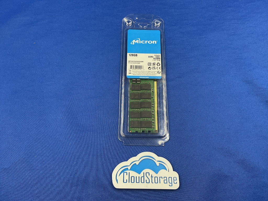 MTC40F2047S1RC56BB1 MICRON 128GB (1X128GB) 2RX4 PC5-5600B RDIMM MEMORY