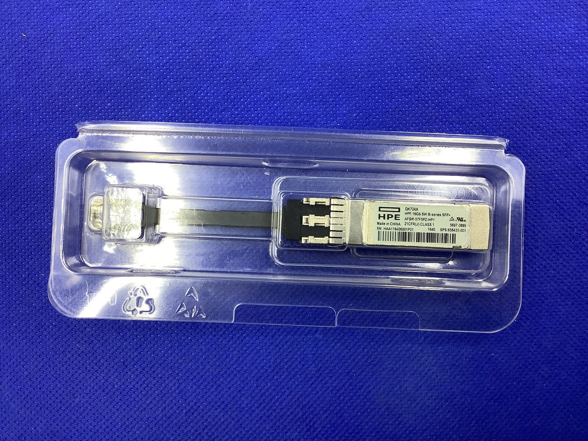 QK724A GENUINE HP 16GB SFP+ TRANSCEIVER 656435-001 QK724-63001