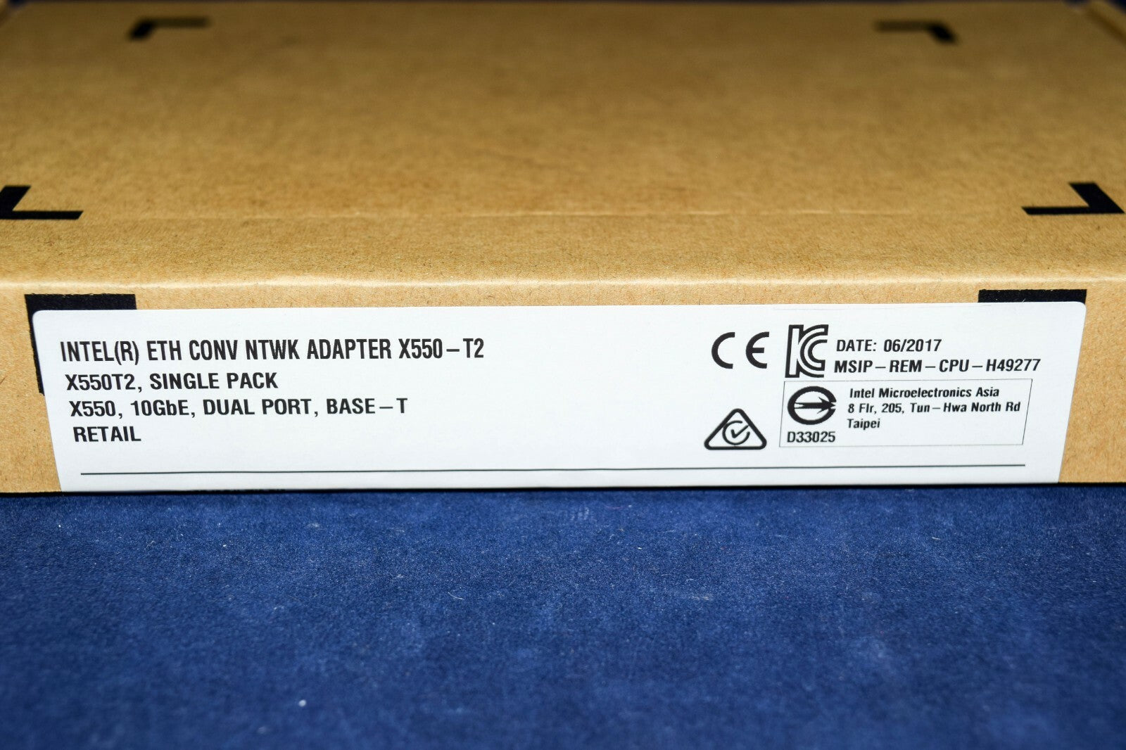 X550-T2 Intel 10Gb RJ45 Ethernet Converged PCIe Network Adapter X550T2 X550T2BLK