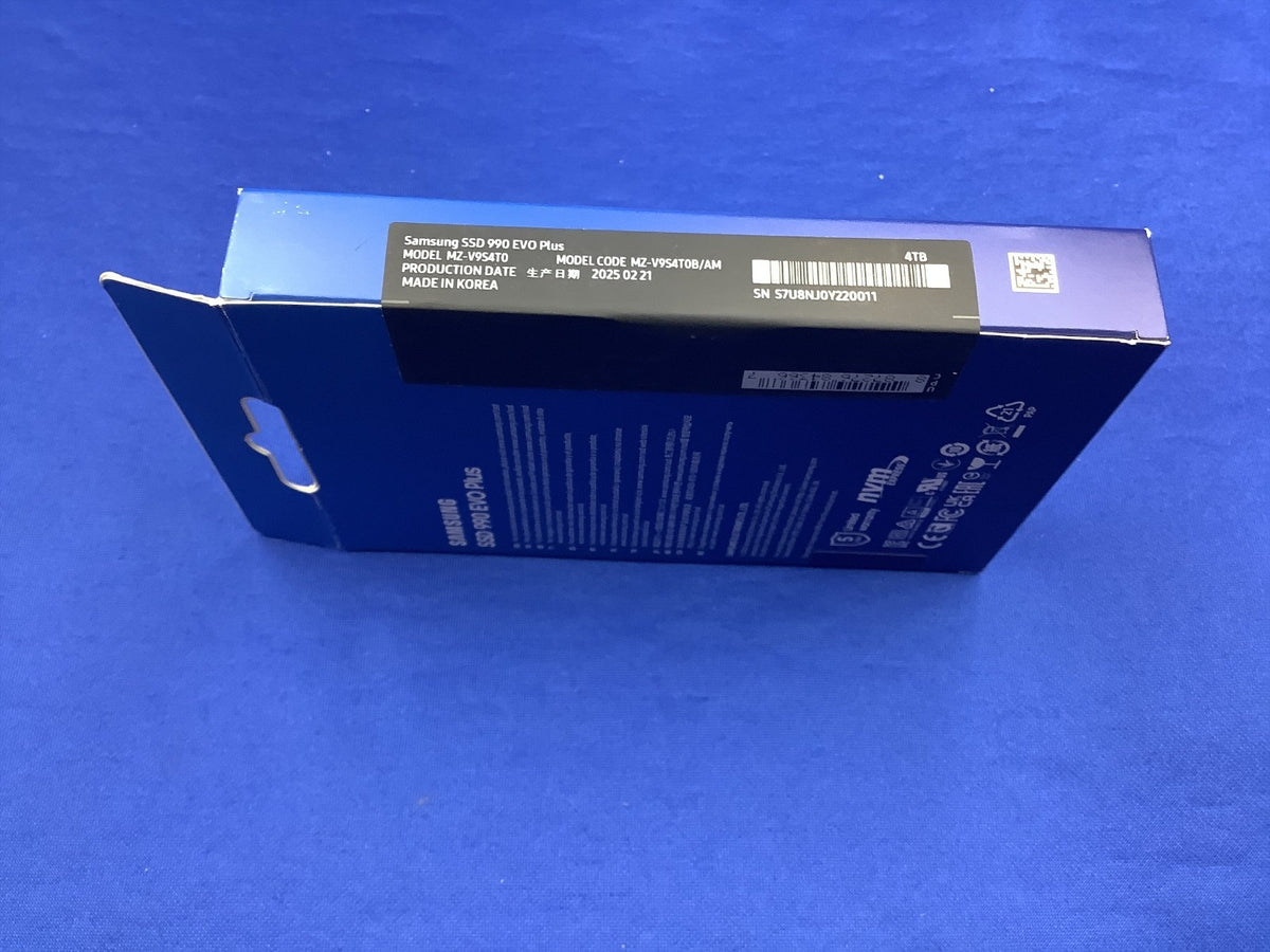 NEW MZ-V9S4T0 Samsung  990 EVO PLUS 4TB PCle 4.0 NVMe M.2 SSD MZ-V9S4T0B/AM