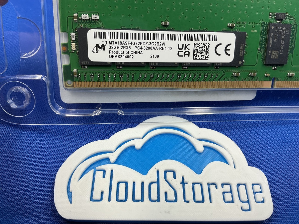 Micron MTA18ASF4G72PDZ-3G2B2 32GB DDR4-3200 ECC RDIMM 2Rx8 PC4-25600