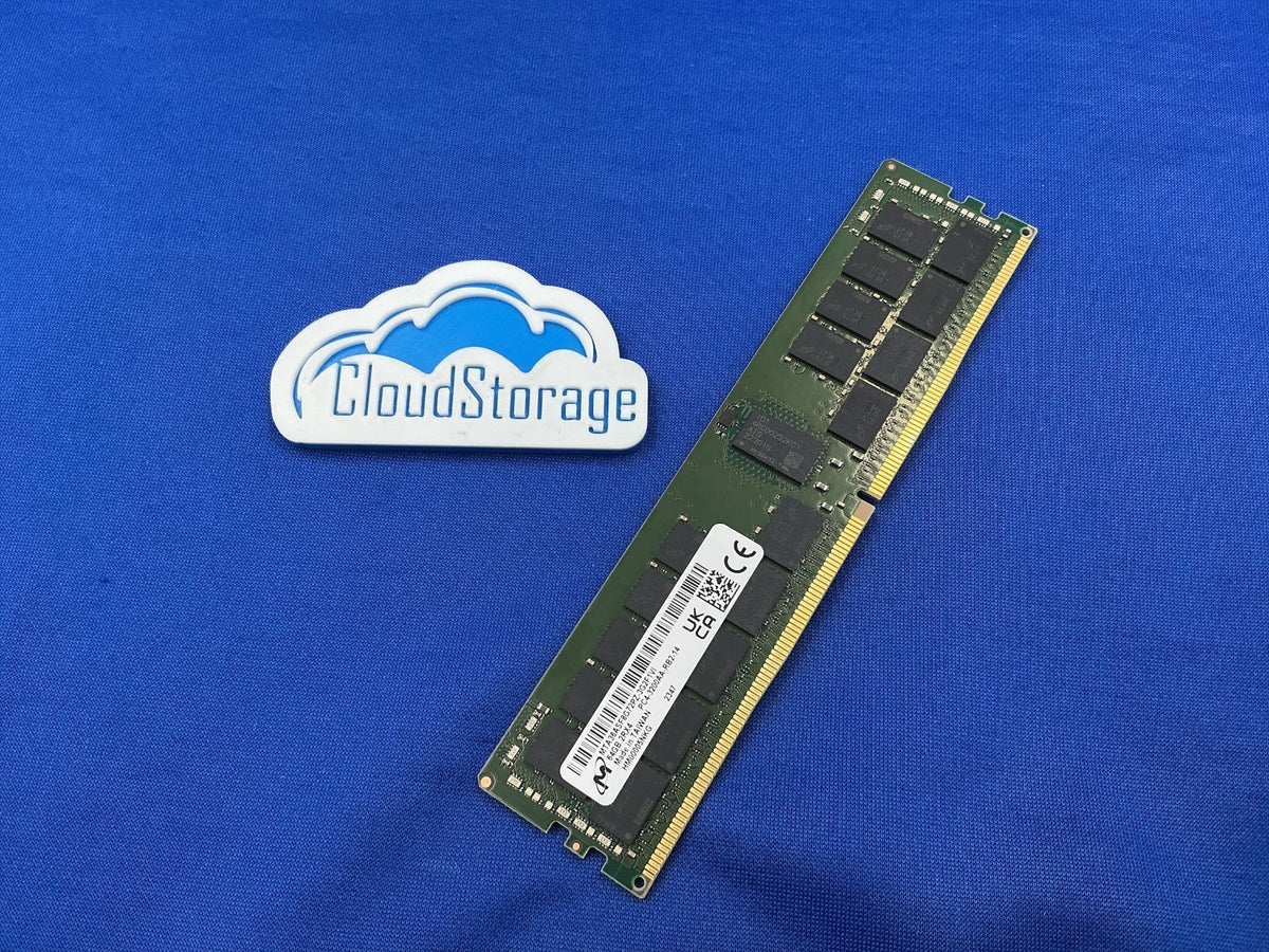 Micron MTA36ASF8G72PZ-3G2F1 64GB DDR4-3200 PC4-25600 2Rx4 ECC RDIMM MEMORY