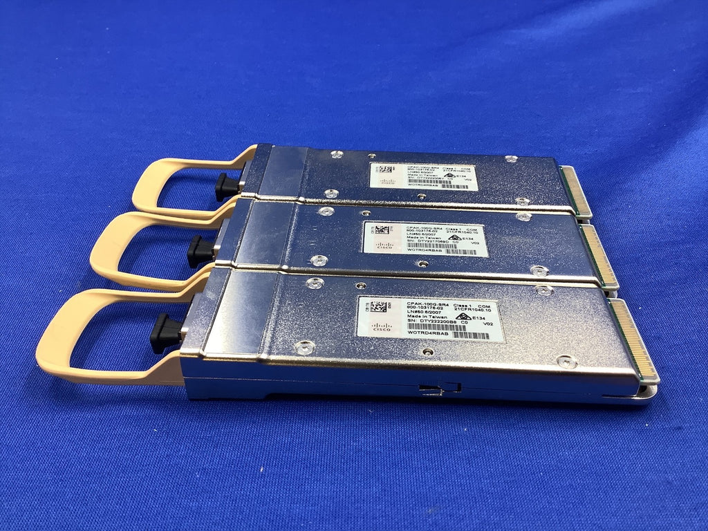 CPAK-100G-SR4 Cisco 100 Gigabit Ethernet Transceiver Module 800-103176-02