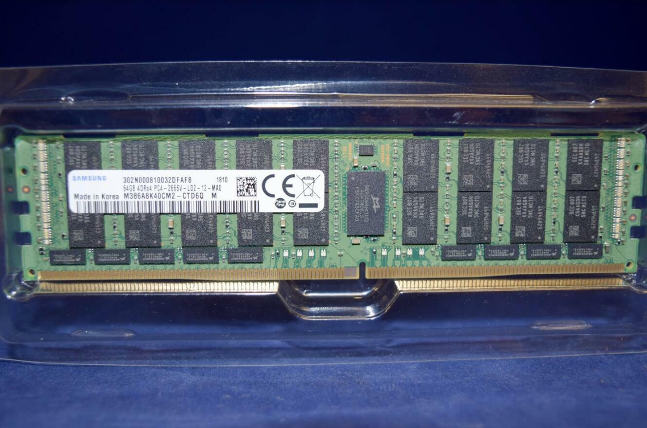M386A8K40CM2-CTD SAMSUNG 64GB (1X64GB) 4DRX4 PC4-2666V MEMORY