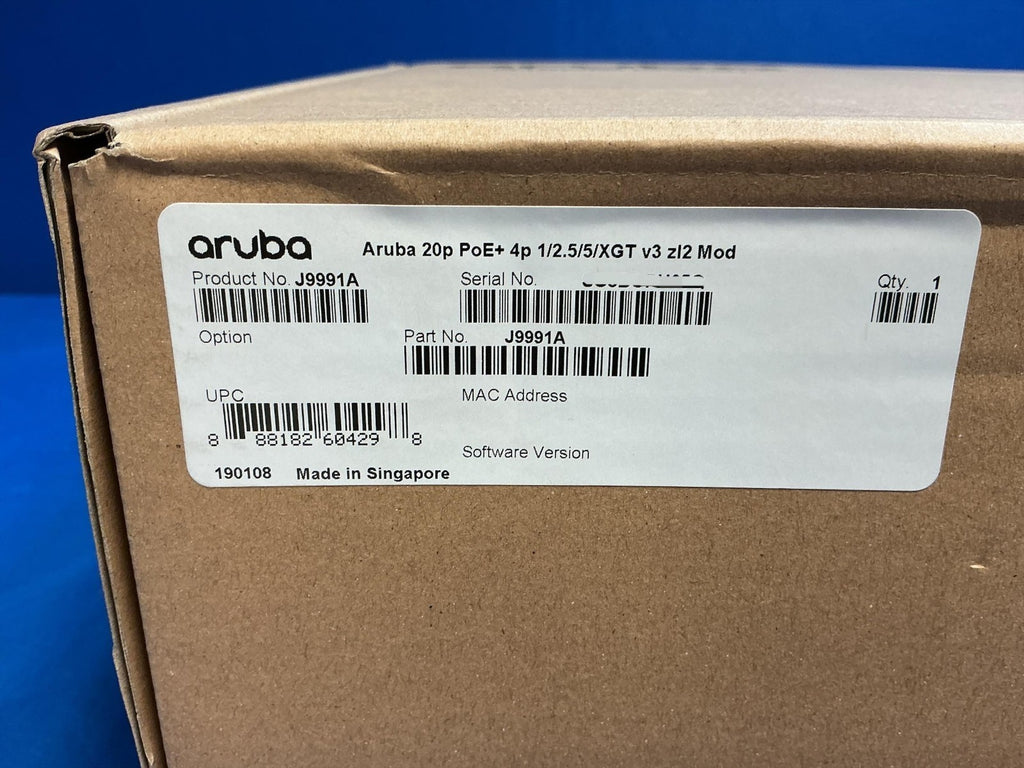 HPE Aruba J9991A 5400R zl2 20x1G PoE+ 4x10G Smart Rate RJ45 Module