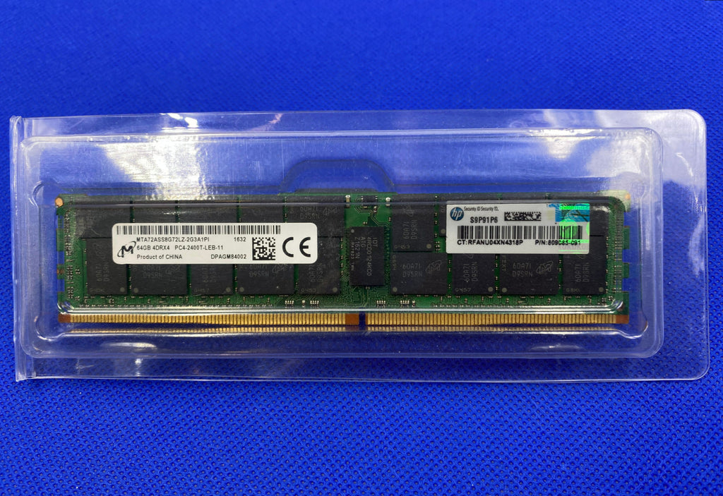 809085-091 HPE 64GB 4Rx4 PC4-2400T DDR4 MEMORY 805358-B21 819413-001