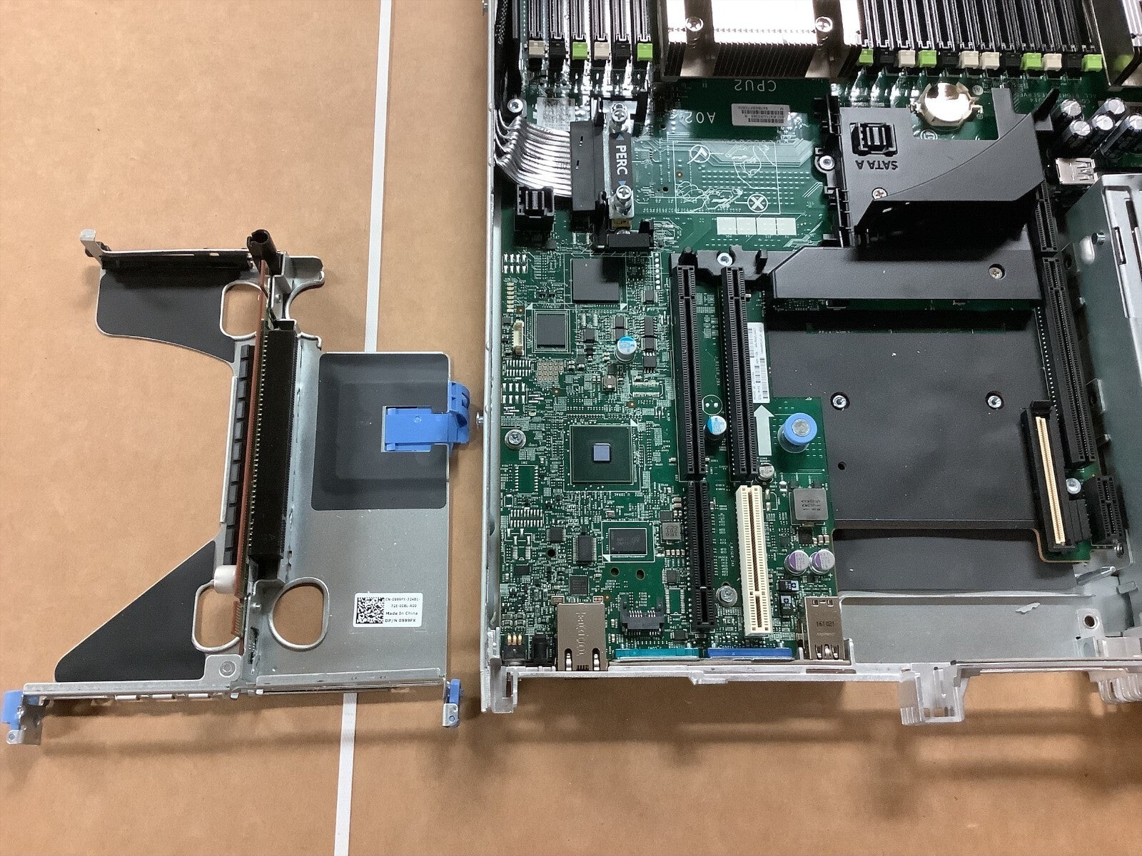 DELL PowerEdge R630 8bay MOBO 02C2CP, Daughter card 068M95, 2pcs X520-DA2, PCIE