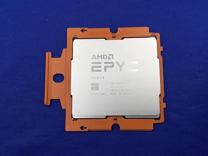 AMD EPYC 9684X 96 Cores 192 Threads 2.55 GHz 1152 MB L3 400W processor unlocked