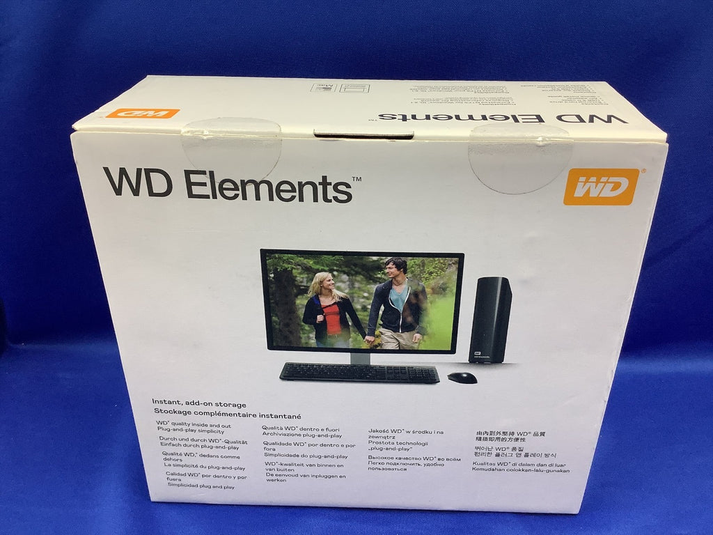 WDBWLG0120HBK-NESN WD 12TB Elements Desktop External Hard Drive WDBWLG0120HBK-XB