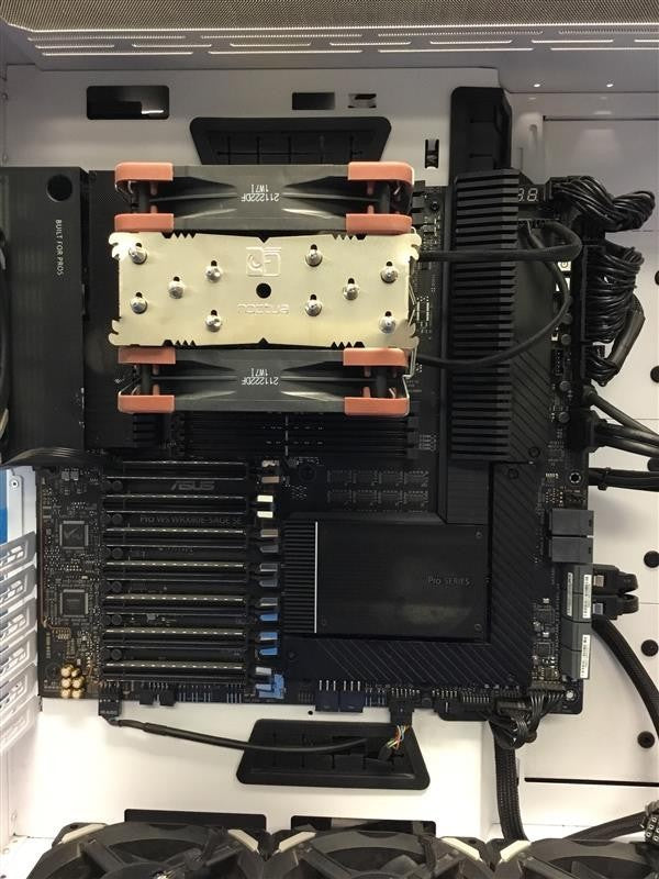 Vector Workstation w/ MOBO, PSU, Fans, Heatsink. NO RAM, CPU, HDD, GPU