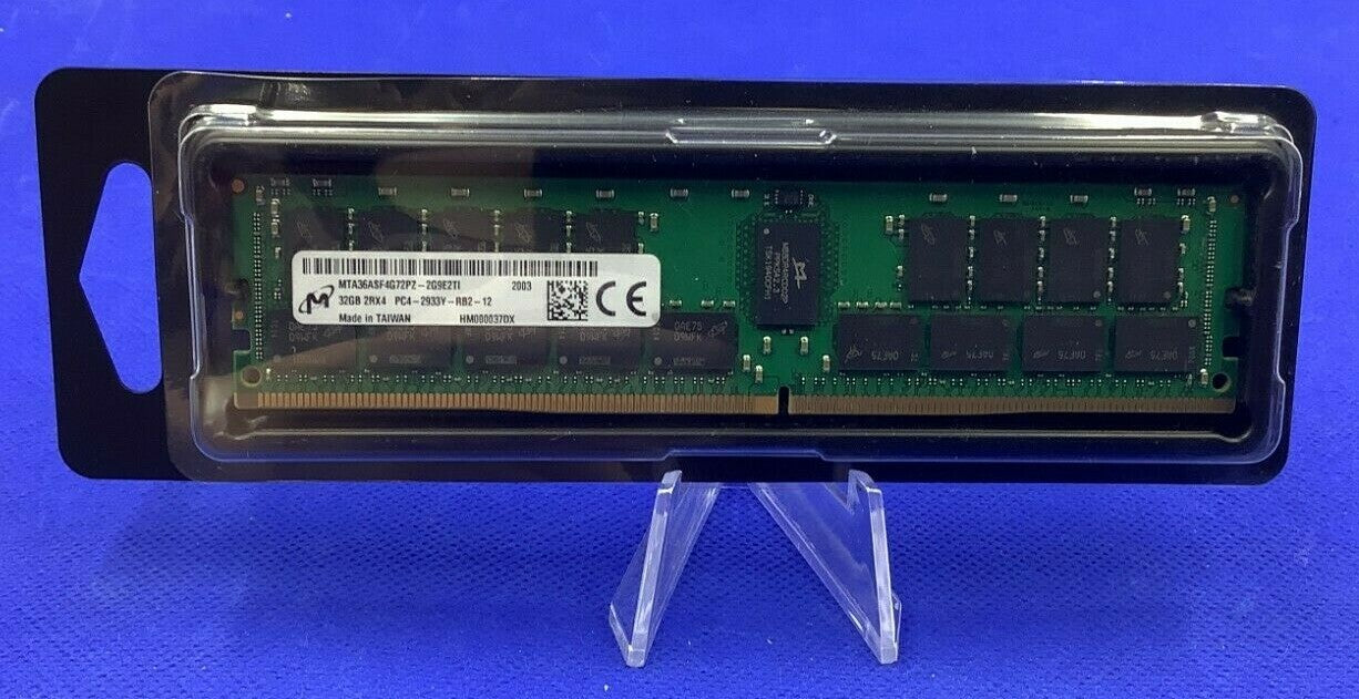 MTA36ASF4G72PZ-2G9E2 MICRON 32GB 2RX4 PC4-2933Y DDR4-2933MHz PC4-23466U RDIMM