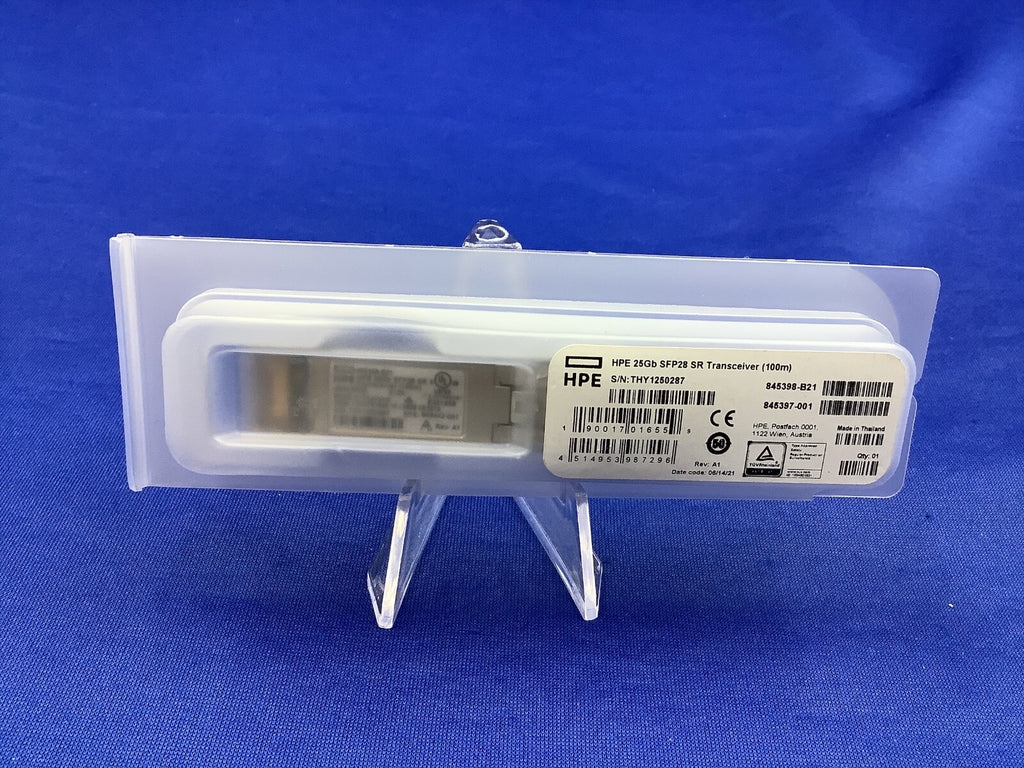 845398-B21 HPE 25GB SFP28 SR 100M TRANSCEIVER  845397-001 New