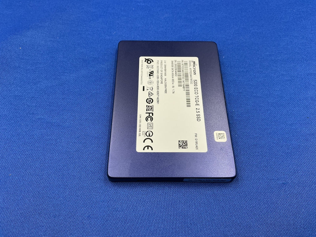MTFDDAK3T8TDC MICRON 5200 ECO 2.5 3.84TB SATA 6Gb/s 3D  MTFDDAK3T8TDC-1AT1ZABCA