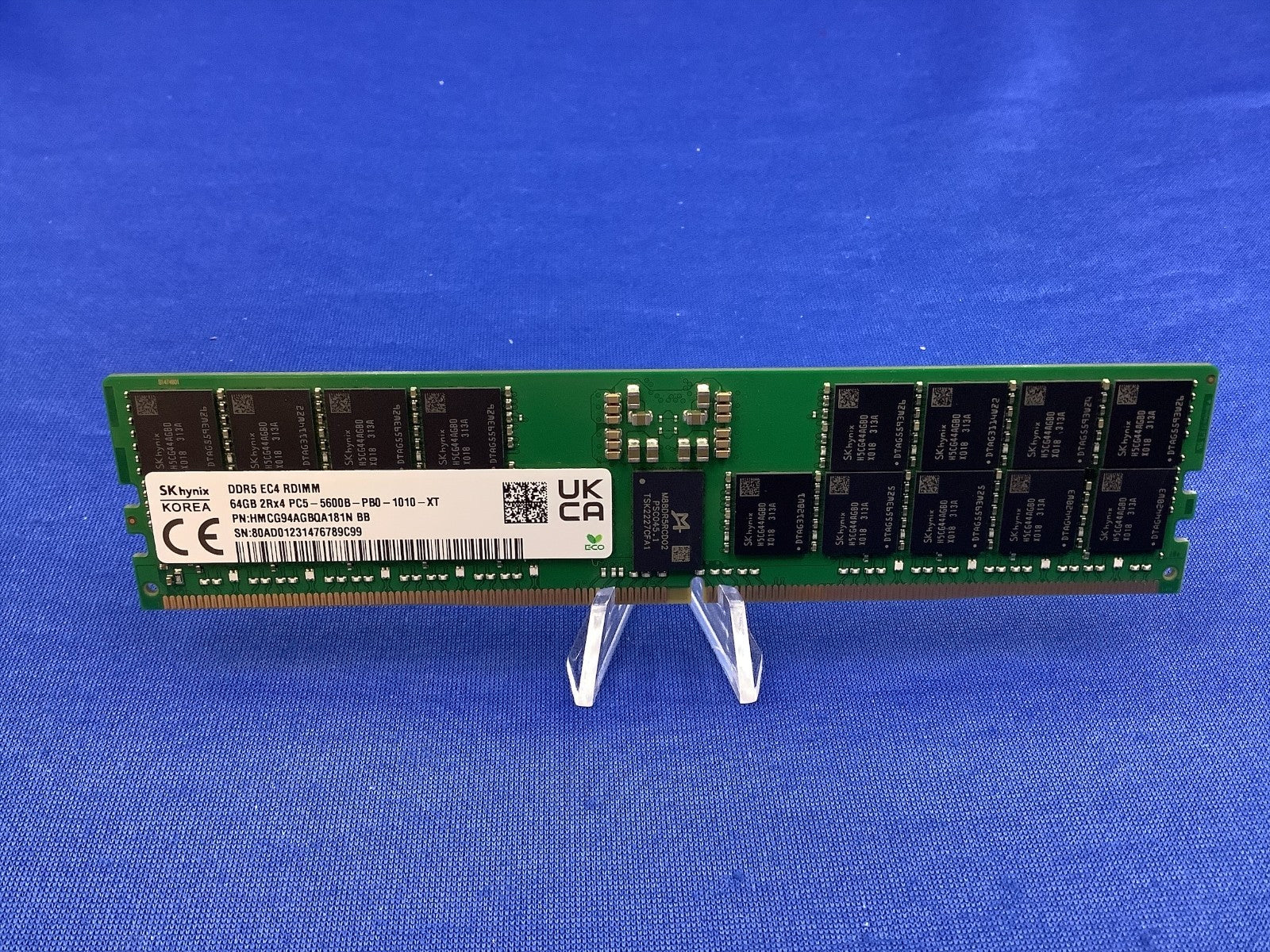 HMCG94AGBQA181N HYNIX 64G (1X64GB) 2RX4 PC5-5600B RDIMM MEMORY