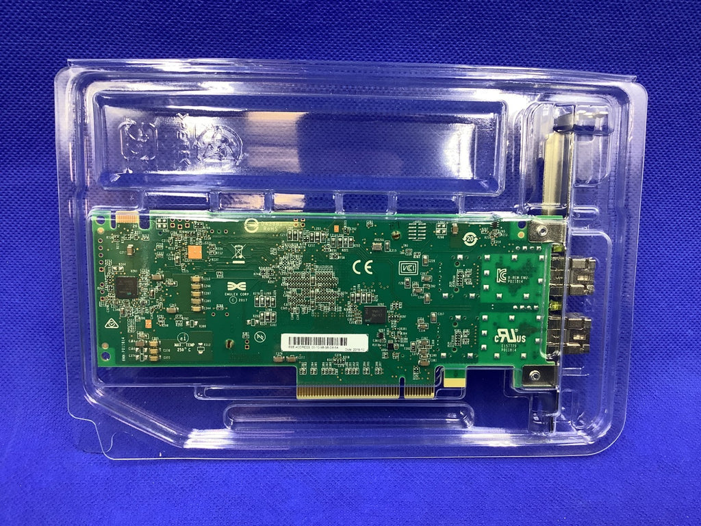 Both Brackets LPE35002 DELL/EMULEX 32GB 2Port 32GFC HBA Both Bracket LPE35002-M2