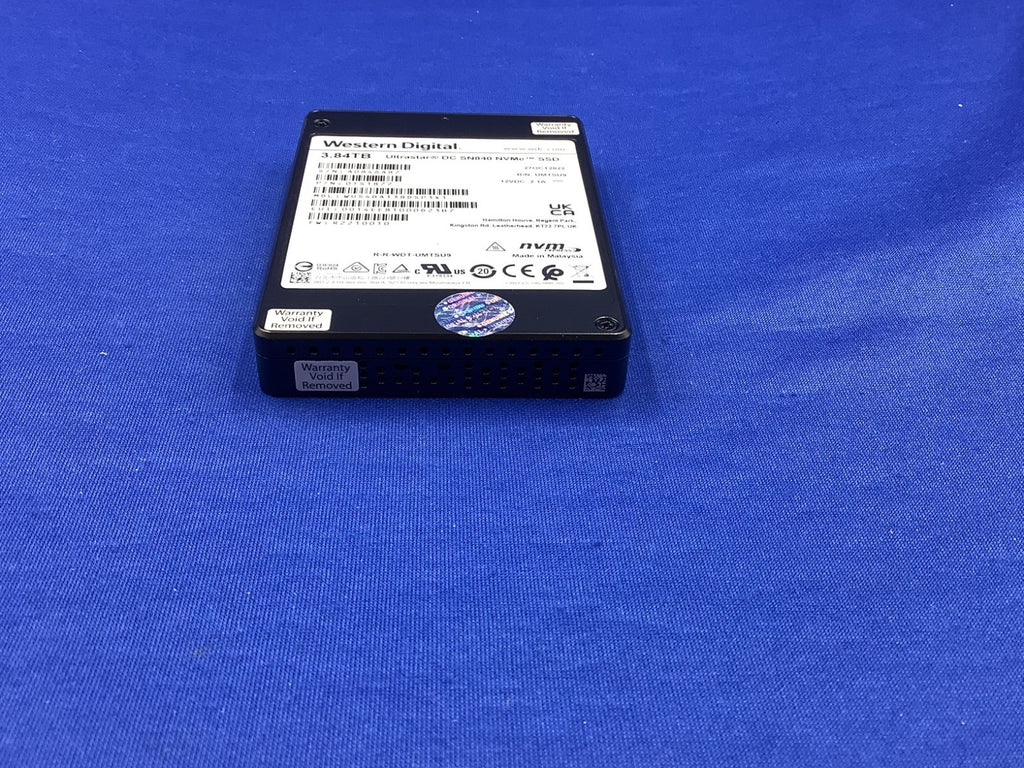 WUS4BA138DSP3X1 WD Ultrastar DC SN840 3.84TB U.2 2.5" NVMe SSD 0TS1877