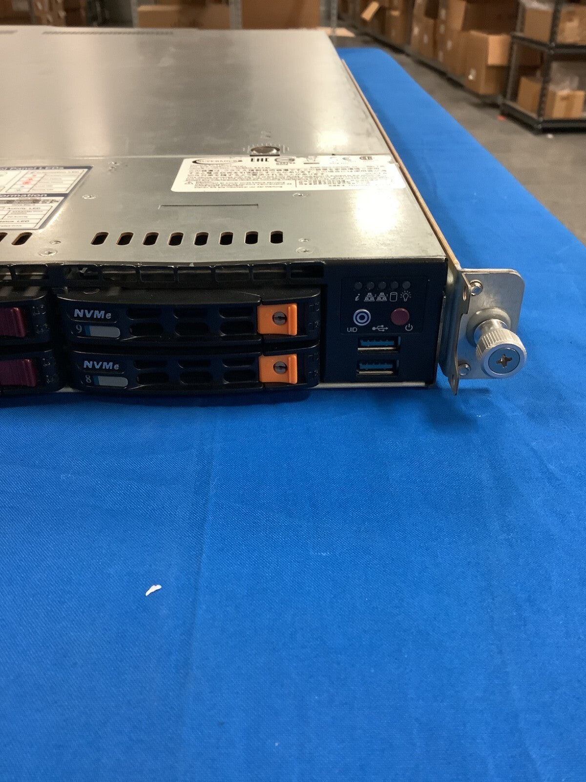 Supermicro SYS-1028U-TNRTP+ 750Wx2 PSU  64GB Internal SSD Fans and cables