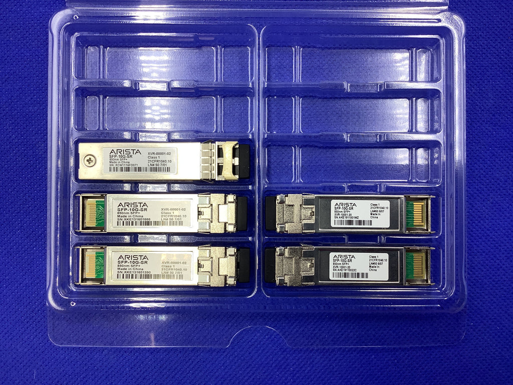 Arista SFP-10G-SR 10gbase-SR transceiver SFP+ (XVR-00001-02)