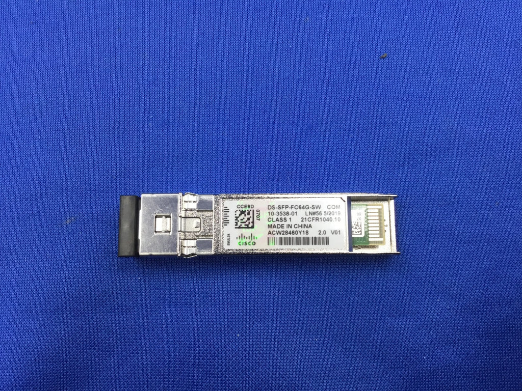 NEW BULK DS-SFP-FC64G-SW CISCO 64Gbps FC SW SFP+ LC Transceiver 10-3538-01