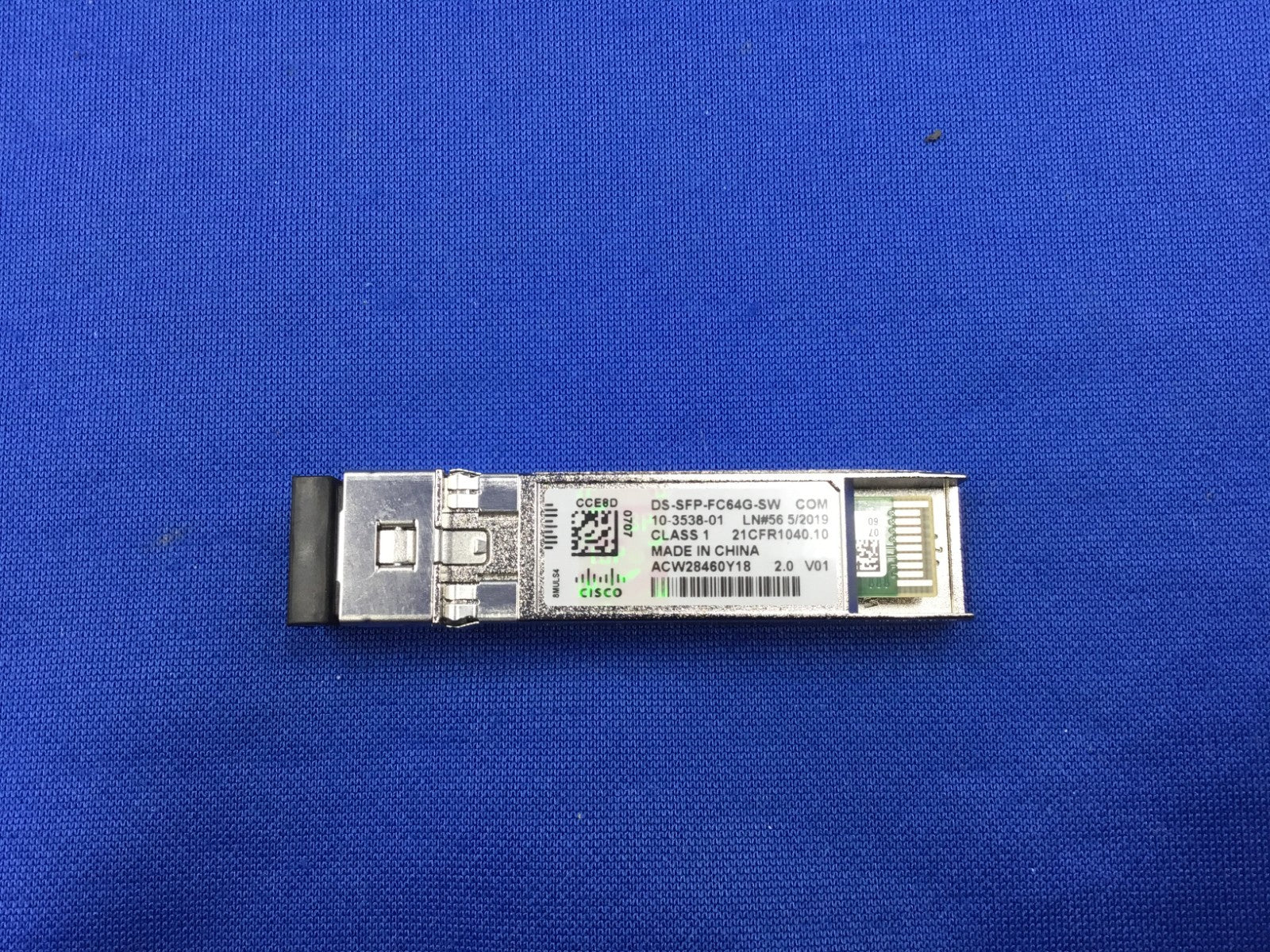 NEW BULK DS-SFP-FC64G-SW CISCO 64Gbps FC SW SFP+ LC Transceiver 10-3538-01