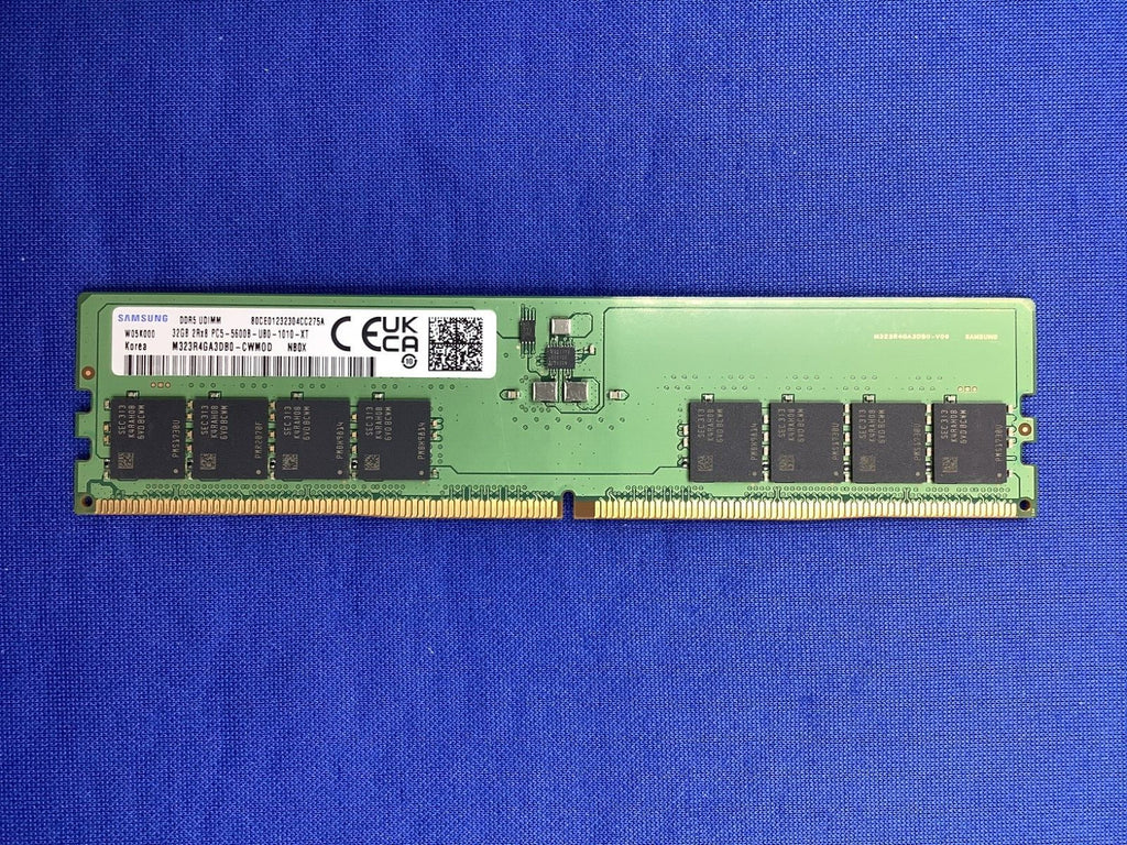 M323R4GA3DB0-CWM Samsung 32GB (1X32GB) 2Rx8 PC5-5600B UDIMM MEMORY