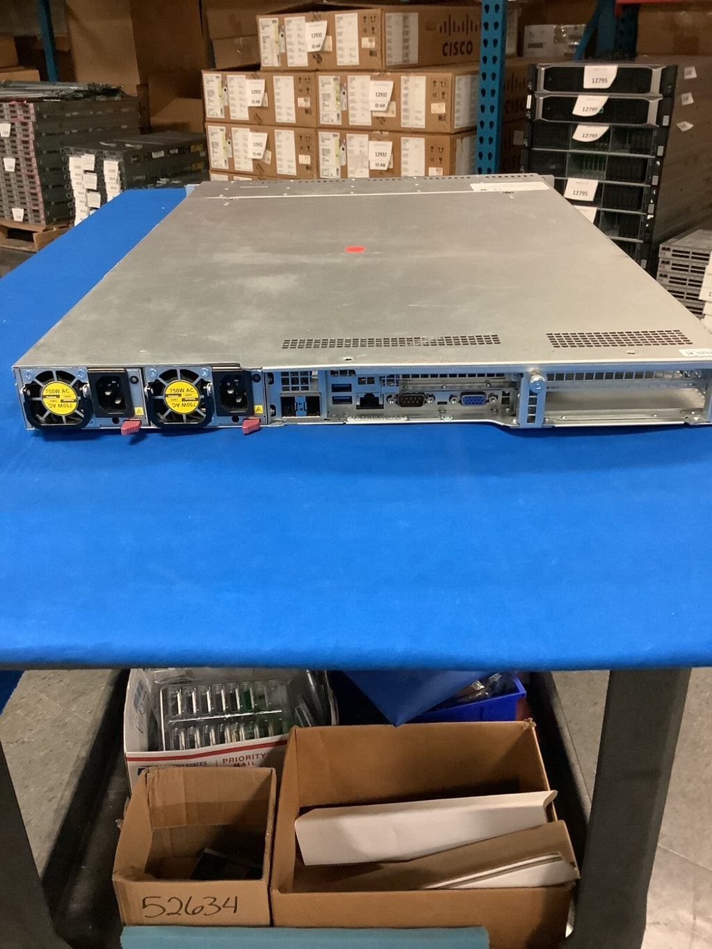Supermicro SYS-1028U-TNRTP+ 750Wx2 PSU  Fans and cables heatsink