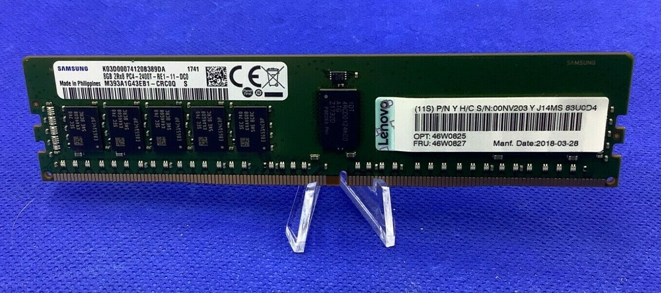 LENOVO 8GB (1X8GB) 2RX8 PC4-2400T MEMORY