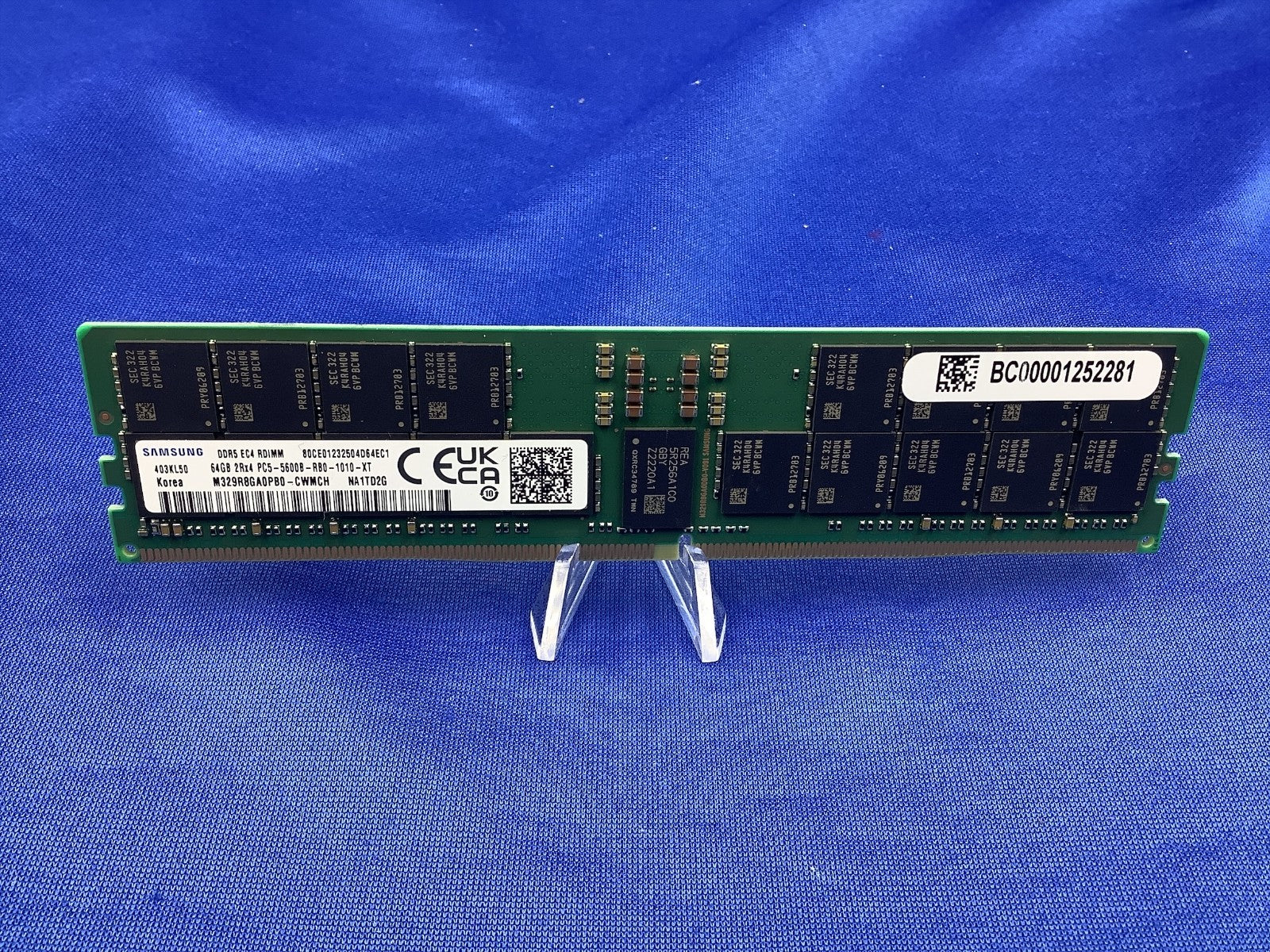 M329R8GA0PB0-CWM  SAMSUNG 64GB (1X64GB) 2RX4 PC5-5600B RDIMM MEMORY