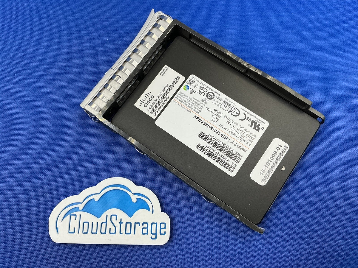 Samsung PM883 MZ-7LH1T90 1.92TB SATA 6Gb/s 2.5 SSD Cisco UCS-SD19T61X-EV