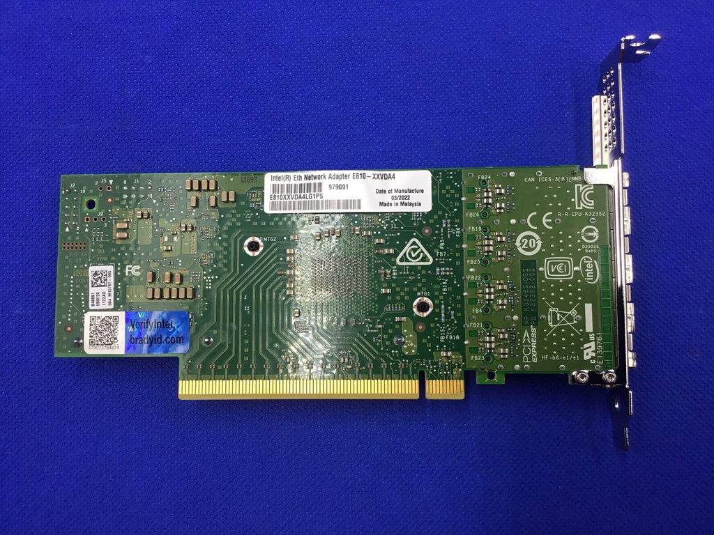 E810XXVDA4LG1P5 INTEL Ethernet 10/25Gb 4-port SFP28 Adapter E810-XXVDA4