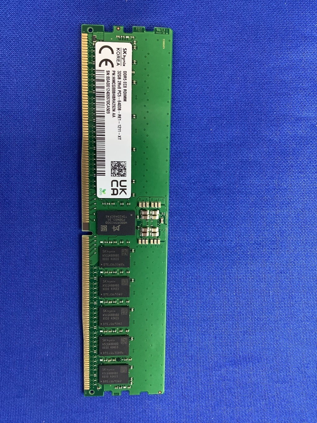 HMCG88BHBRA292N  HYNIX 32GB (1X32GB) 2Rx8 PC5-6400B RDIMM MEMORY