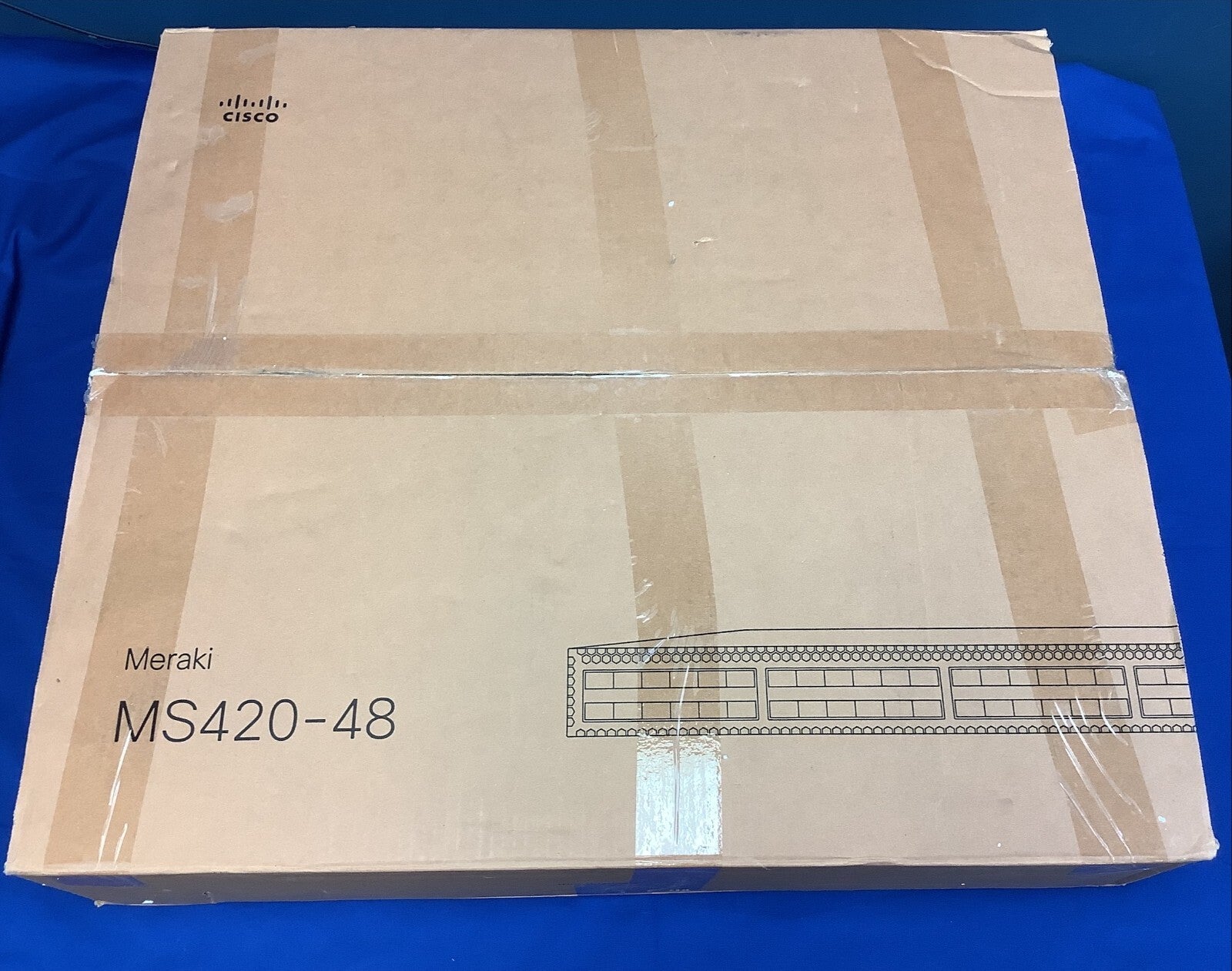 Cisco MERAKI MS420-48-HW Cloud Managed 48 Port SFP+ Aggregation Switch UNCLAIMED
